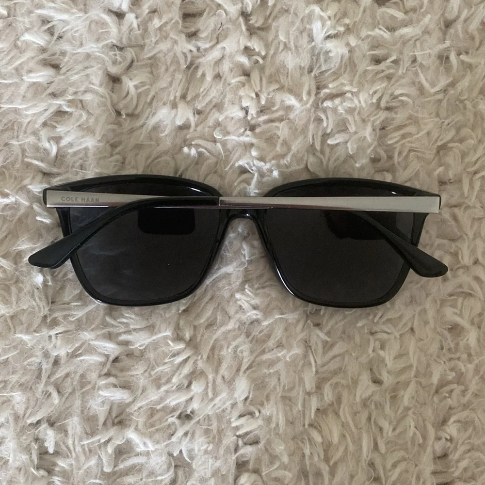 Cole Haan Black Polarized Sunglasses